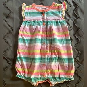 Carter’s Baby Girl Romper. Size 12 months
